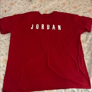 Jordan Bold Red Short Sleeve Tee